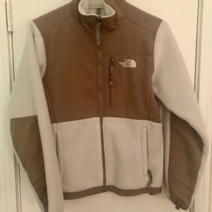 The North Face Women’s Zip Fleece in White, Size S